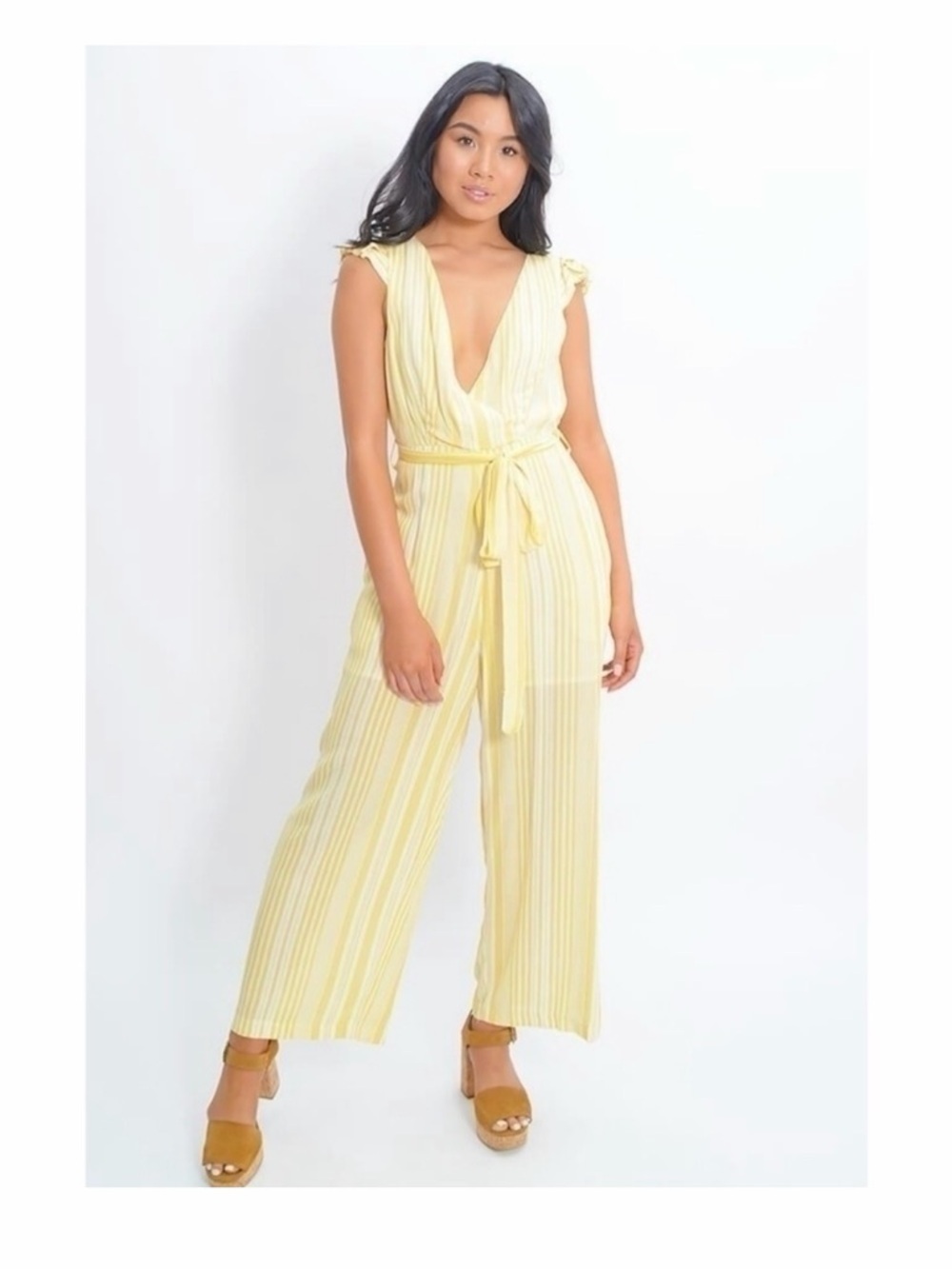 Sage The Label Summer Years Striped Jumpsuit